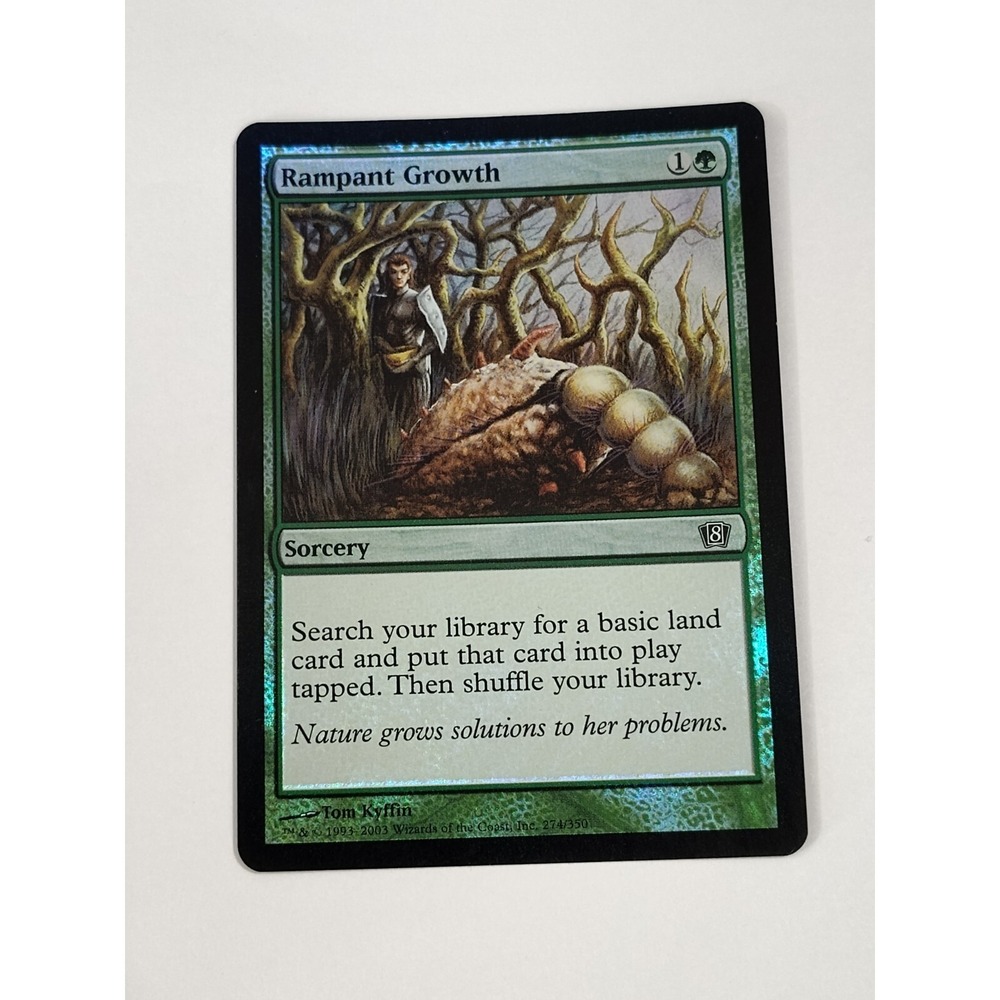 MTG Rampant Growth FOIL 8th Edition #274 Green Common CARD SEE PICS BG.1WAA2032